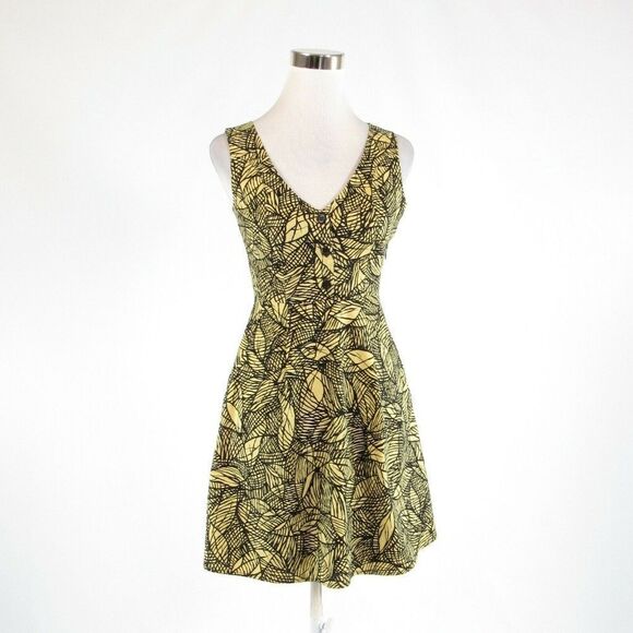 Light yellow WESTON WEAR A-line dress 0 - Picture 1 of 8
